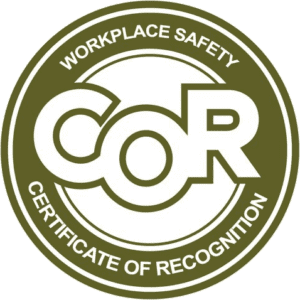 COR Workplace Safety Certificate of Recognition